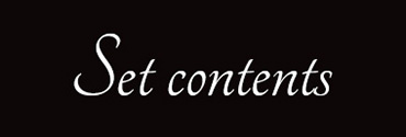 Set contents