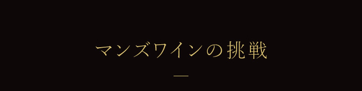 マンズワインの挑戦