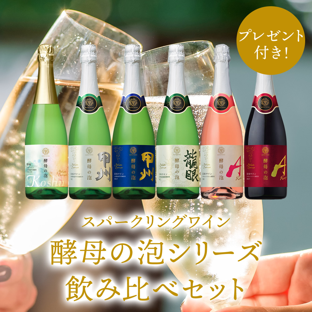 酵母の泡飲み比べ5本セット