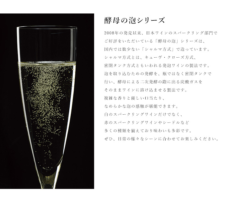 酵母の泡シリーズ